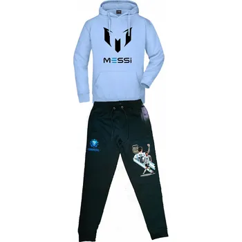 Tepláková souprava Messi ARGENTINA Barva: Nebesky modrá/Světle modrá, Velikost: XS - 158/164 - 12/14let