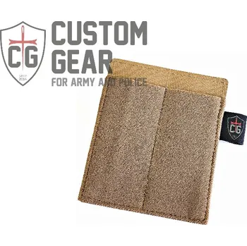 Sportovní střelba CUSTOM GEAR CG DOUBLE ELASTIC MAG POCKET - 9mm - Různé barvy Barva: Coyote Brown