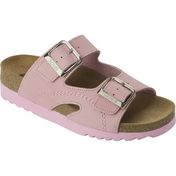 Dámská zdravotní obuv Scholl MOLDAVA WEDGE AD - světle růžové dámské zdravotní pantofle