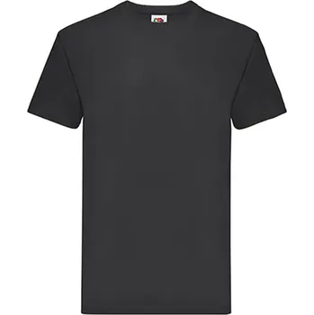 Fruit of the Loom Pánské tričko Fruit of the Loom Super Premium Černá 4XL