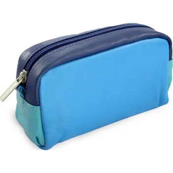 Kosmetická taška Multimodrá dámská kožená etue 611-0395-M97