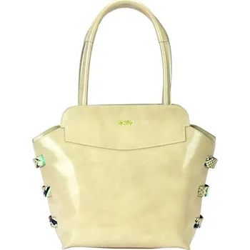 Kabelka Dámská kabelka Gilda Tonelli 5104 PAD/ST.DIAM. béžová + doprava zdarma