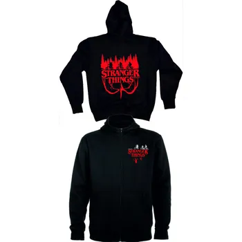 Chlapecká mikina Mikina na zip Stranger Things Tag Barva: Námořnická modrá/Navy, Velikost: 110/116 - 5/6let