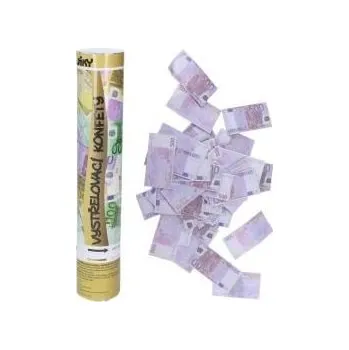 Konfeta WIKY Párty konfety vystřelovací euro bankovky 30 cm