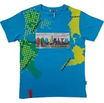 Chlapecké triko Kugo TM0322 - tyrkysová Barva: Tyrkysová, Velikost: 134