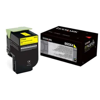 Lexmark 80C0X40 • 800X4 Yellow - Original
