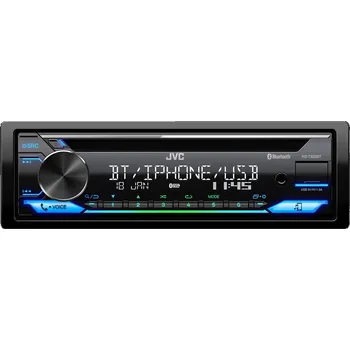 Autorádio JVC autorádio s CD/MP3/USB/AUX/Bluetooth připojení/multicolor podsvícení/odním.panel (KD-T922bt)