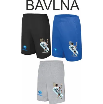 Šortky Lionel Messi Argentina Barva: Bílá, Velikost: 6/8let - 122/128, Materiál: 100% polyester