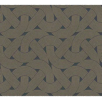 Tapeta A.S. Création | Vliesová tapeta na zeď AP Arcade 39175-1 | 0,53 x 10,05 m | zlatá, černá, hnědá + Zlatá, černá, hnědá vliesová tapeta na stěnu 391751 v rozměru 0,53 x 10,05 m