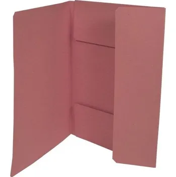 Mapa odkládací A4 253 tříklopá recyklovaná, růžová, 50 ks