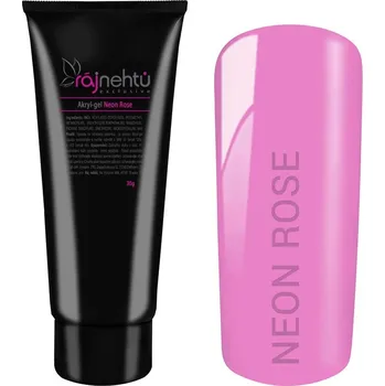 Umělé nehty Ráj nehtů Akryl-gel v tubě - Neon Rose 30g