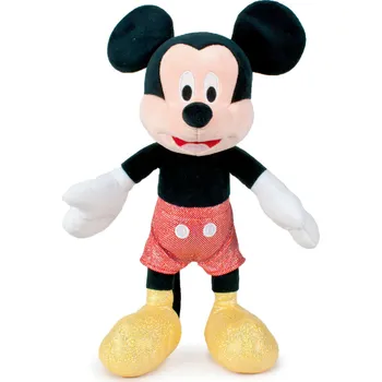 plyšák Minnie a Mickey Mouse Mickey třpytivý 32cm