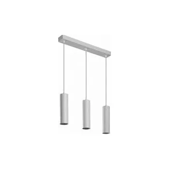 GTV Závěsné svítidlo TRESOS II, 3xGU10, hliník, IP20, max. 3x20W, bílé