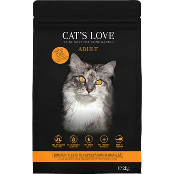 Krmivo pro kočku CAT'S LOVE granule Adult krůta a zvěřina 2 kg