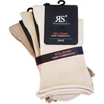 Ponožky zdravotní 34159, smetanové, klasické, bez gumiček, unisex, vel. 35-38