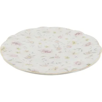 Talíř Clayre & Eef, Holandsko Clayre & Eef - Jídelní porcelánový talíř TABLE WARE FLOWERS - Ø 26*2 cm