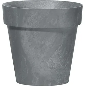 Květináč PRO Květináč CUBE BETON EFFECT marengo 30cm