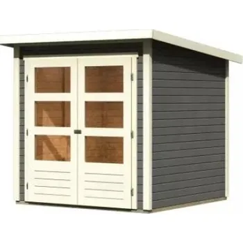 Zahradní domek dřevěný domek KARIBU STOCKACH 2 (77874) terragrau