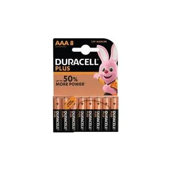 Článková baterie Duracell MN2400B8 Duracell Plus AAA 8 Pack