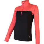 SENSOR COOLMAX THERMO dámská mikina zip černá/korál velikost XL