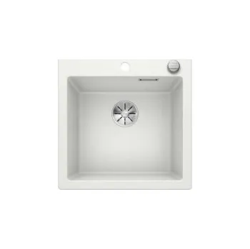 Granitový dřez Blanco PLEON 5 InFino Silgranit bílá soft s excentrem - 527134 + ZÁRUKA 3 ROKY ZDARMA