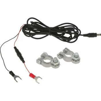 Propojovací kabel pro autobaterie k napájení automatické otevírání a zavírání kurníku KERBL