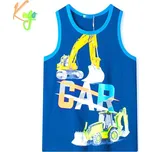 Chlapecké TÍLKO tyrkysové Kugo TM9213 (Chlapecké letní tílko)