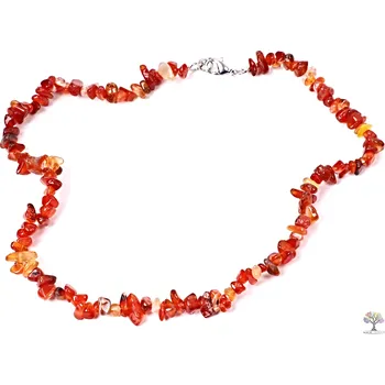 Náhrdelník Magieprirody.cz Náhrdelník Karneol tromlovaný #15 - z přírodních kamenů