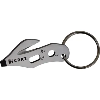 Šroubovák Nářadí CRKT K.E.R.T. na kroužku STŘÍBRNÉ