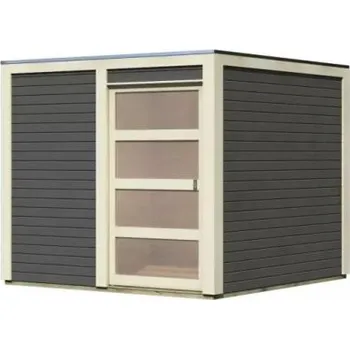 Zahrada dřevěný domek KARIBU QUBIC 1 (79846) terragrau