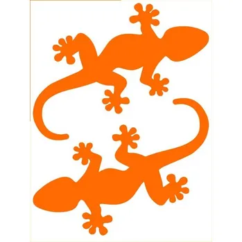 Galanterie Engross Nažehlovací neonový obrázek - Ještěrky barva: oranžová