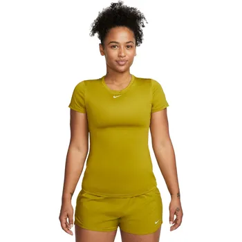 Dámské funkční tričko s krátkým rukávem Nike W NK ONE DF SS SLIM TOP W DD0626-390 - S | UK 7,5 | US 10