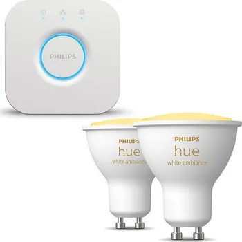 Žárovka Philips HueWA 4.3W GU10 2P EUR + Philips HUE Bridge EU