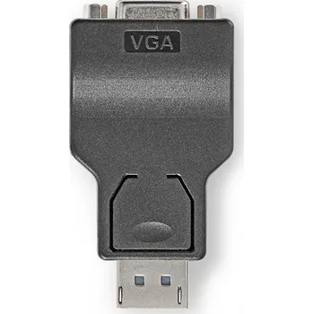 Video kabel NEDIS adaptér DisplayPort zástrčka DisplayPort - zásuvka VGA černý blistr