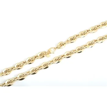 Náhrdelník Luxusní zlatý náhrdelník ze žlutého zlata ZLNAH106F + DÁREK ZDARMA