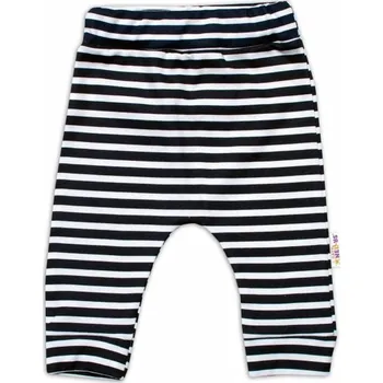 Dětská móda Baby Nellys Kojenecké tepláčky Cool Bear, granátový proužek 80 (9-12m)