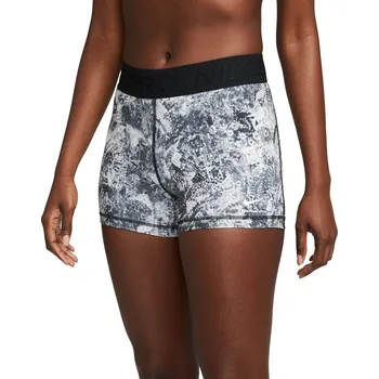 Dámské kraťasy Dámské kompresní kraťasy Nike W NP DF 3IN SHORT AOP W šedé DX0209-010 - L | UK 7 | US 9,5