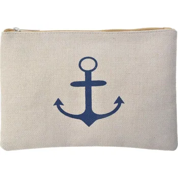 Kosmetická taška Clayre & Eef, Holandsko Clayre & Eef - Toaletní taška "Kotva" - 25*18 cm