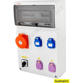 modulární přístroj a rozvaděč v938-6kA - ZSFT22001000.1 /3952 Zásuvková skříň IP44 jištěná s chráničem 40/4/003