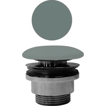 Sifon GSI umyvadlová výpust 5/4“, neuzavíratelná, keramická zátka, 5-65mm, agave mat