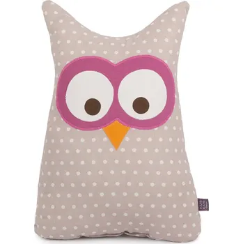Polštář POLŠTÁŘ SOVIČKA s puntíky