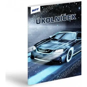 Sešit Úkolníček A6 auto mf