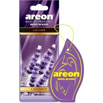 Vůně do auta Závěsný osvěžovač vzduchu Areon, vůně Lavender