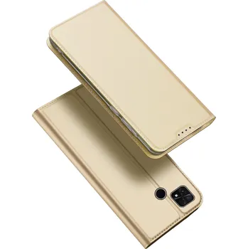 Pouzdro na mobilní telefon Dux Ducis Skin Pro luxusní flipové pouzdro na Xiaomi Poco C40 - zlaté