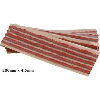 Sada na opravu pneumatiky knoty na opravu pneumatik 200mmx4,5mm, 25ks