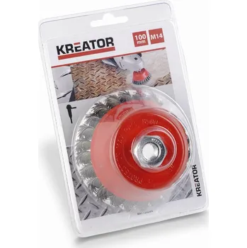 Brusný kotouč KRT150205 - Brusný copánková kartáč M14-100mm
