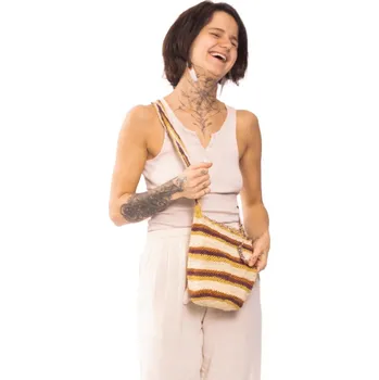 Taška MOCHILA od kmene Kogi – CESTY ŘEK A POTOKŮ