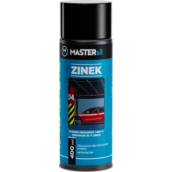 Barva ve spreji 400ml zinek 92% 490°C sprej Mastersil