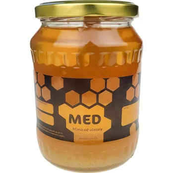 Etiketa na sklenici - 5 transparentní - Med