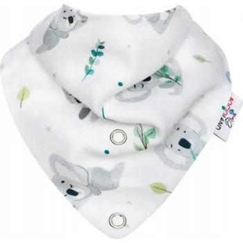 Šátek BocioLand Šátek s kousátkem Koala - bílá